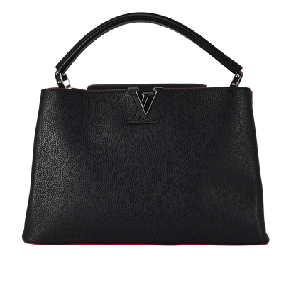 Capucines GM, £1,500, Handbags, Blue, Leather, Front view